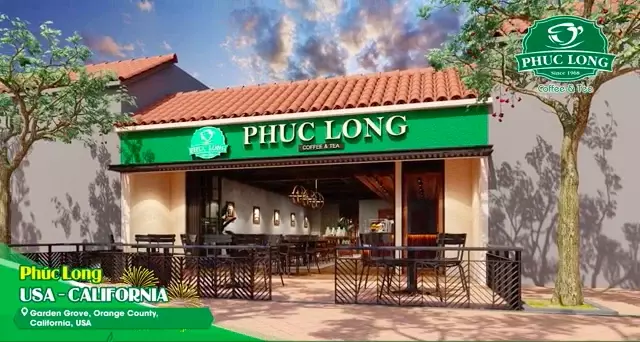 Cửa hàng Phúc Long tại Mỹ